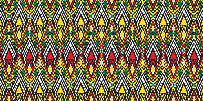Geometric ethnic oriental traditional pattern. Figure tribal embroidery style. Design for wallpaper, clothing, wrapping, fabric vector