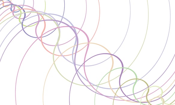 A colorful spiral is shown in this image vector