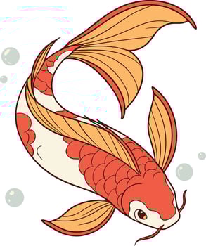 Stunning Colorful Goldfish Designs for Digital and Print Use vector