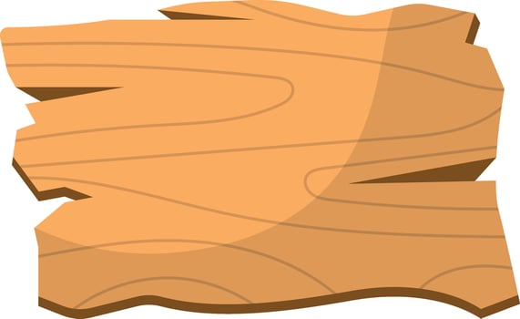 Illustration of Wooden Signboard vector