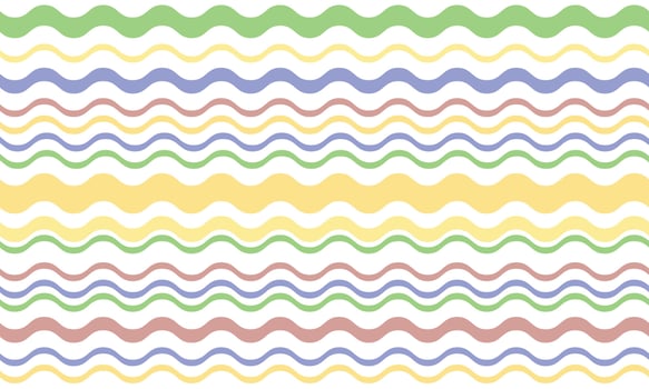 A colorful wavy pattern with a white background vector