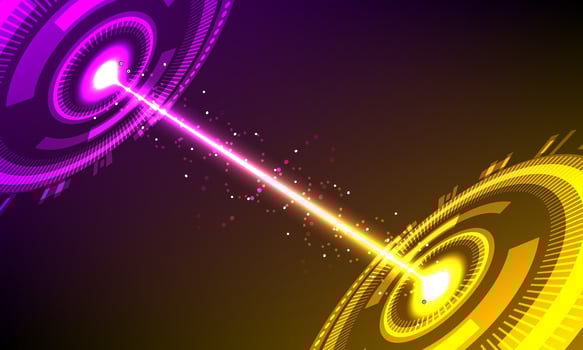 illustration Abstract futuristic electronic circuit technology background vector
