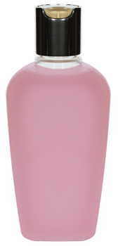 Mock up pink soap pump bottle png
