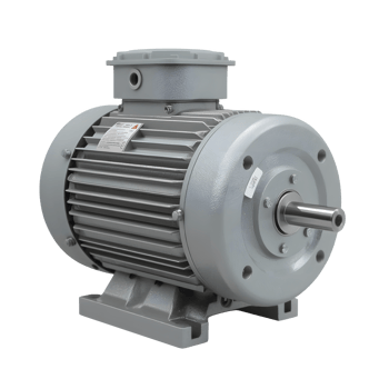 Industrial motor on transparent background png