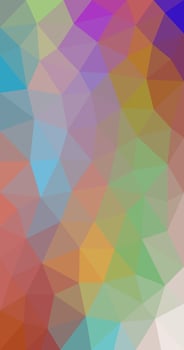 Vertical abstract low polygon modern multicolor background Texture design vector