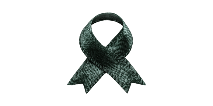 Green Awareness Ribbon Symbolizing Mental Health Support And Advocacy Isolated On Transparent Background png