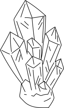 Rough Crystal Cluster png