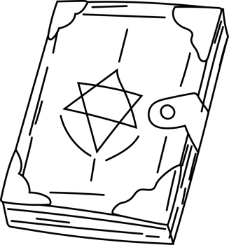 Pentagram Spellbook magic png