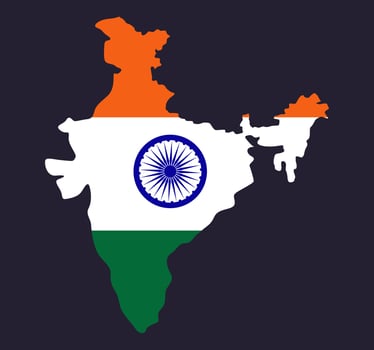 India Map Premium Model vector