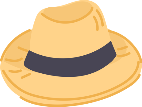 Beige Fedora Hat png