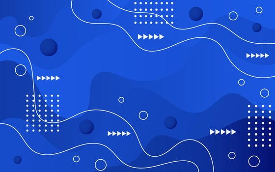 Abstract blue wavy design background vector