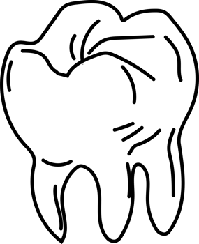 Cute Tooth Cartoon, Healthy Dental Icon png