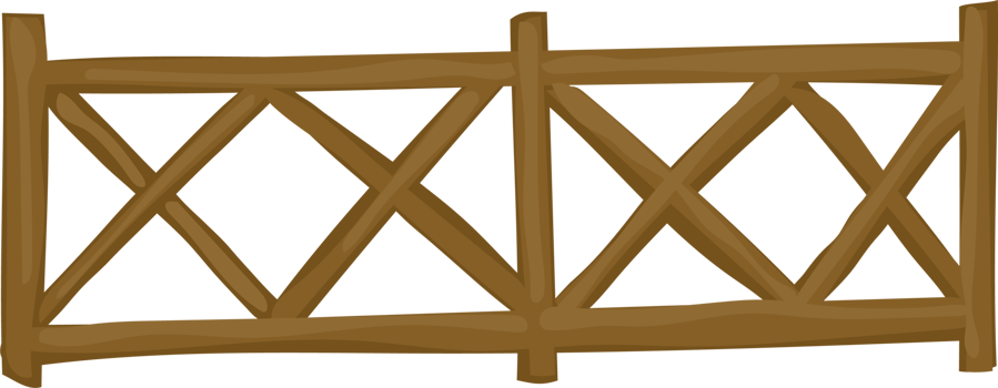 Gold Lattice Fence Cartoon Clipart, Decorative Garden Divider png