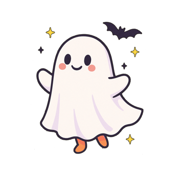 Cute Halloween Ghost Clipart png
