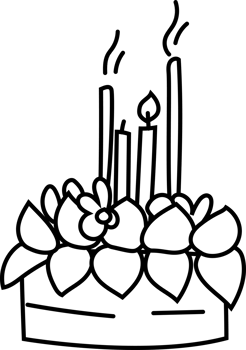 Loy Krathong Festival Float, Hand Drawn Thai Clipart png