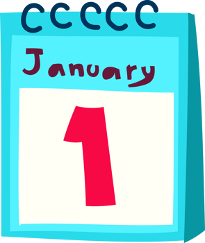 January Monthly Calendar Clipart, Cute Hand Drawn Icon png