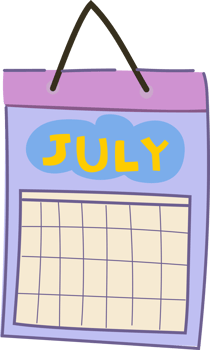 Pink Ringed Calendar Cartoon, Date 19 Hand Drawn Clipart png
