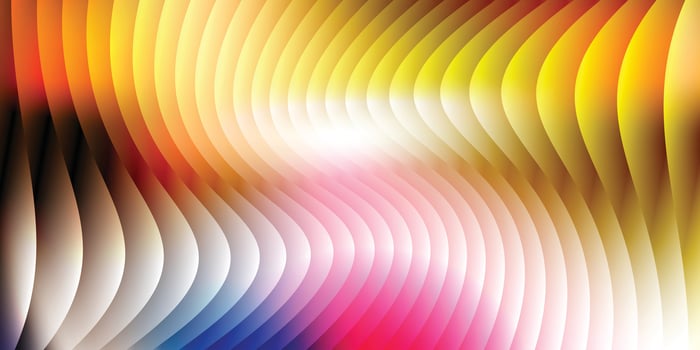 Fiery abstract prism ripple in glass texture with intense red orange gradient and dark radiant contrast vector
