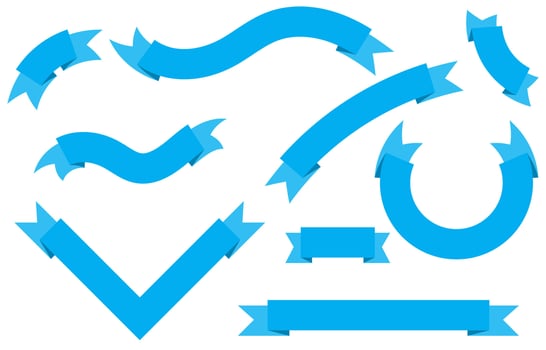Blue message sign, blue paper, message frame vector
