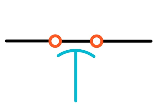 Thermal Circuit Breaker Symbol - Overcurrent Protection Electrical Device vector