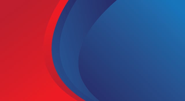 Abstract blue and red gradient background vector