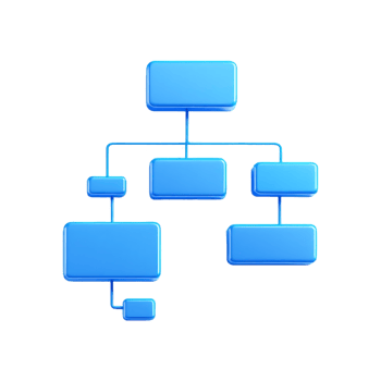 Abstract flowchart diagram, hierarchy, organization chart png