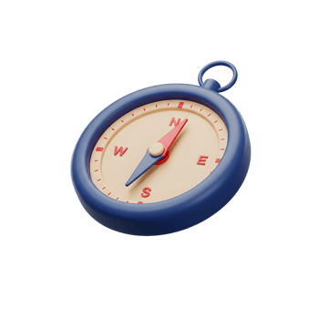3D Compass for Navigation and Adventure Travel png