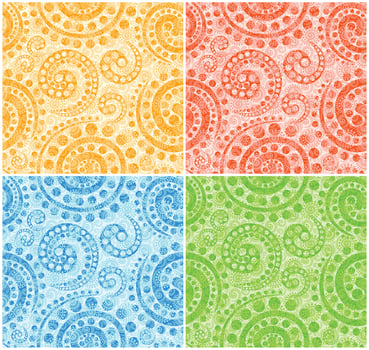 Set background with a pattern. vector