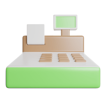 Cashier Payment Machine Business png