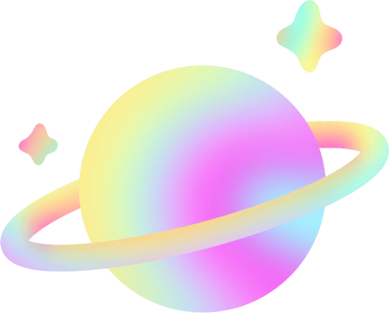 Rainbow Neptune clipart png