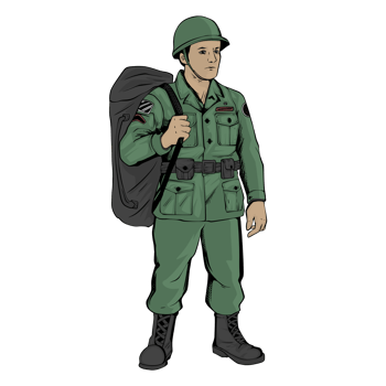 Army Illustration Cartoon Illustration png