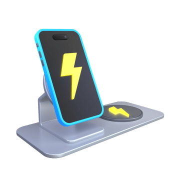 Wireless Charger Pad 3D Illustration png