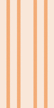 Elegant vertical stripes in warm orange on a creamy background. Perfect for textile design, website backgrounds, or print projects needing a simple, yet sophisticated aesthetic. vector