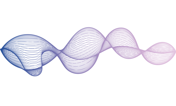 Serene Flow Abstract Background Blue Purple Gradient Waves png