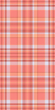Neat background texture pattern, ribbon fabric textile tartan. Tattersall check seamless plaid in red and orange colors. vector
