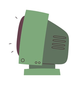 Retro TV Illustration vector