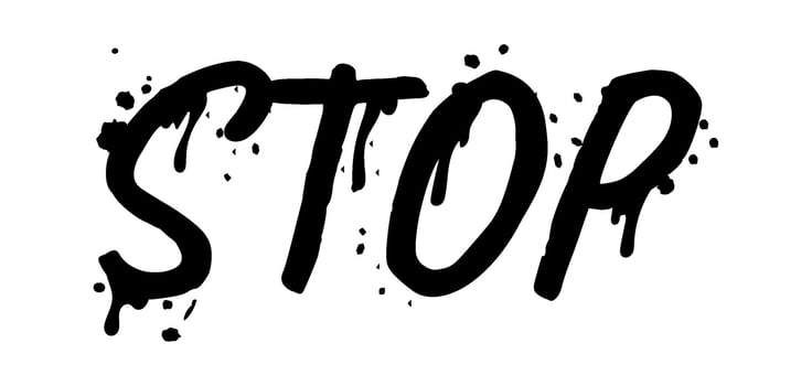 Stop Street Art vector