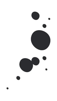 Abstract Circle Blots Illustration vector