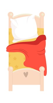 Children Bed Illustration vector