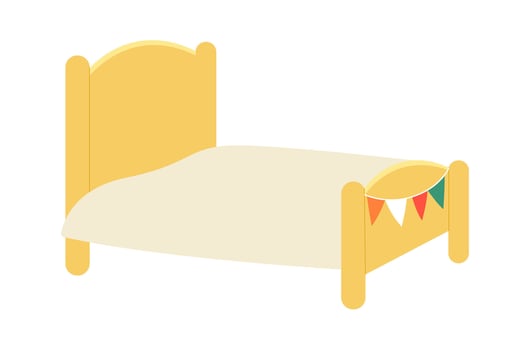 Children Bed Illustration Illustration vector