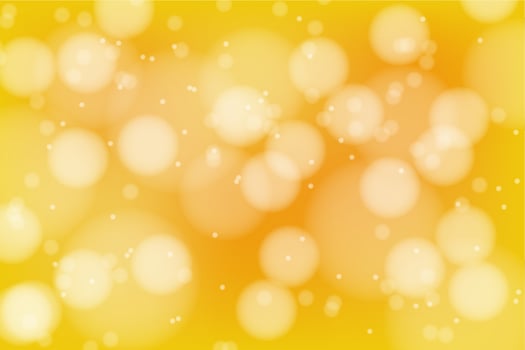 Bright and cheerful abstract background with soft yellow bokeh lights, Ideal for festive, summer or celebratory designs vector