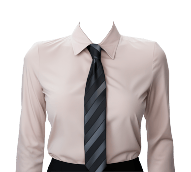Female Business Attire Businesswoman for ID Passport Photo Template Mockup Isolated on Transparent Background png