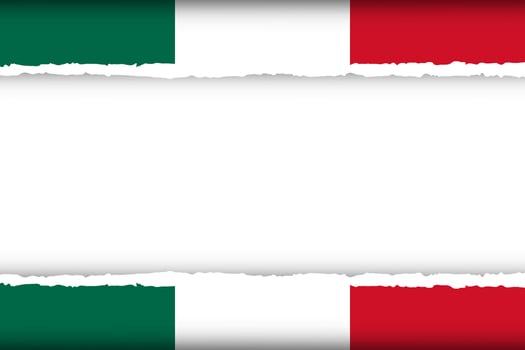 isolated border mexico flag for celebration moment. green, white, red vector