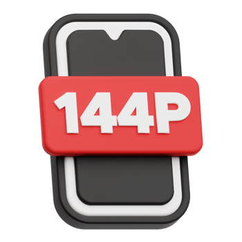 144p smartphone 3d icon png