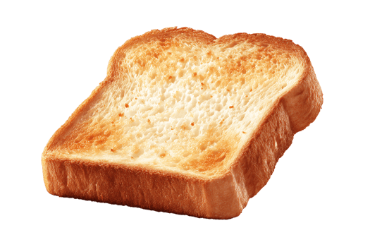 Toast,Isolated on Transparent Background png