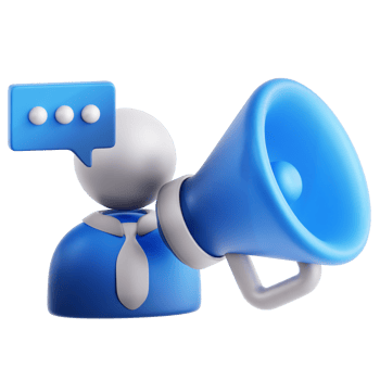 meeting announcement 3D Illustration png
