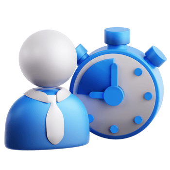 meeting duration 3D Illustration png