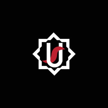 beautiful luxury letter US monogram in infinity shape, elegant circular letter S or US initial letter logo design . vector