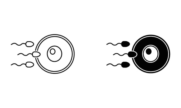 Concept of fertilization vector