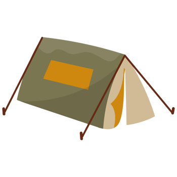 Dance for hiking, camping, sleeping mat in the forest, hand painted transparent background png